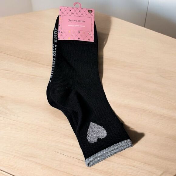 NWT Juicy Couture Shortie Crew Socks - 5 Pack - Picture 1 of 4